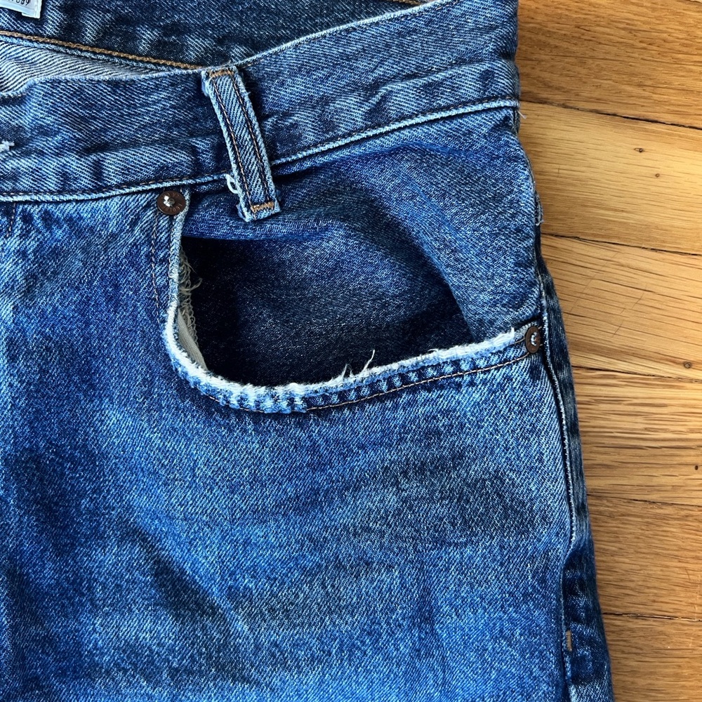 Agolde High Waisted Tapered Baggy Jeans - Picture 7 of 11